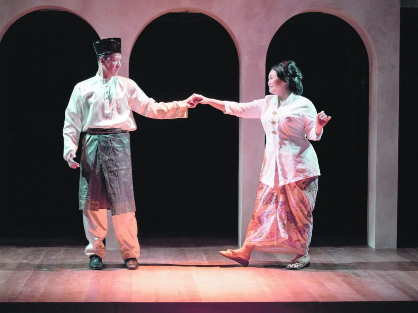 Yusof is a convincing and touching portrayal of Singapore's first president. Photo: Jack Yam/courtesy of Esplanade – Theatres on the Bay