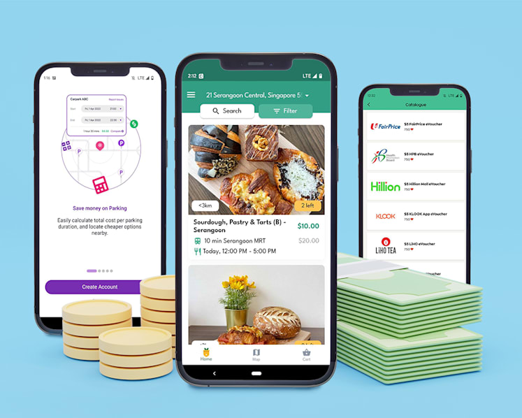 Buffet surplus food and free groceries: 9 money-saving apps in Singapore you should have on your phone