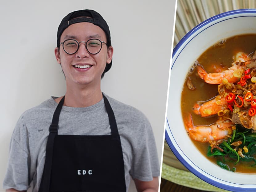 The recipe is based on his Table At 7 restaurant chef mum’s version of the dish.