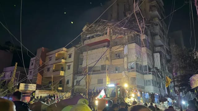 以色列对黎巴嫩首都贝鲁特发动空袭