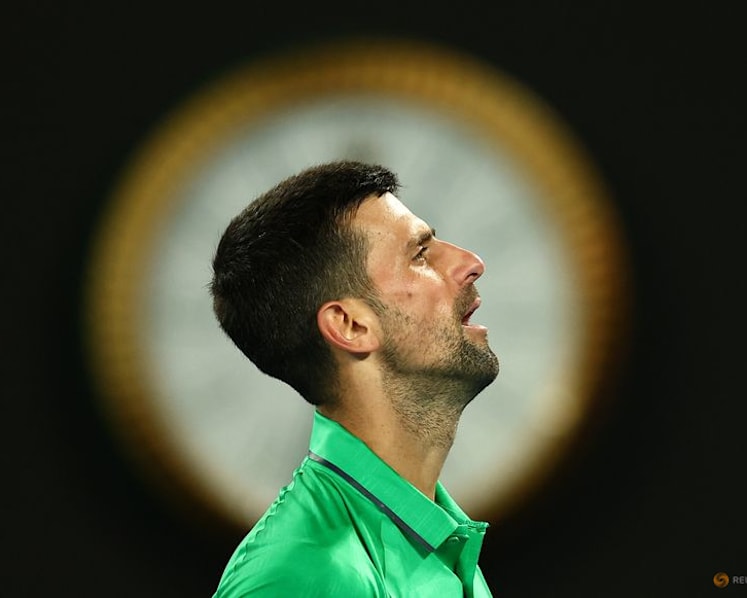 Djokovic reaches 100th Australian Open match win in hunt for 25th Grand Slam