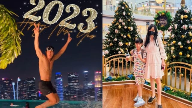 吴尊一家四口冠病康复　阔别3年重临狮城开心跨年
