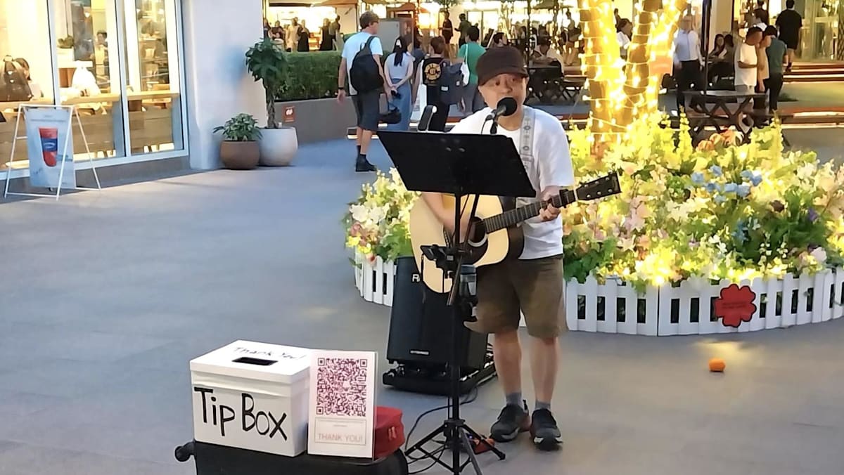 What’s it like to be a busker in Singapore? Chicken nuggets, a bucket list dream and performing on the streets