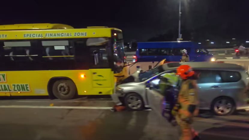 ICA to conduct safety review after Woodlands Checkpoint traffic accident; contraflow started before barriers put in place 