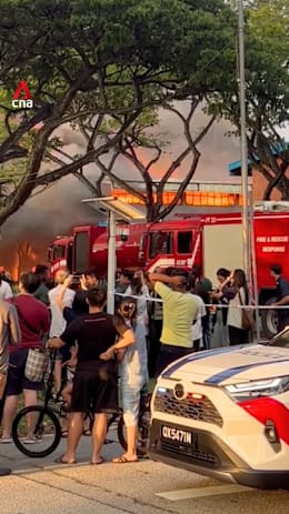 Fire breaks out at Eunos industrial estate
