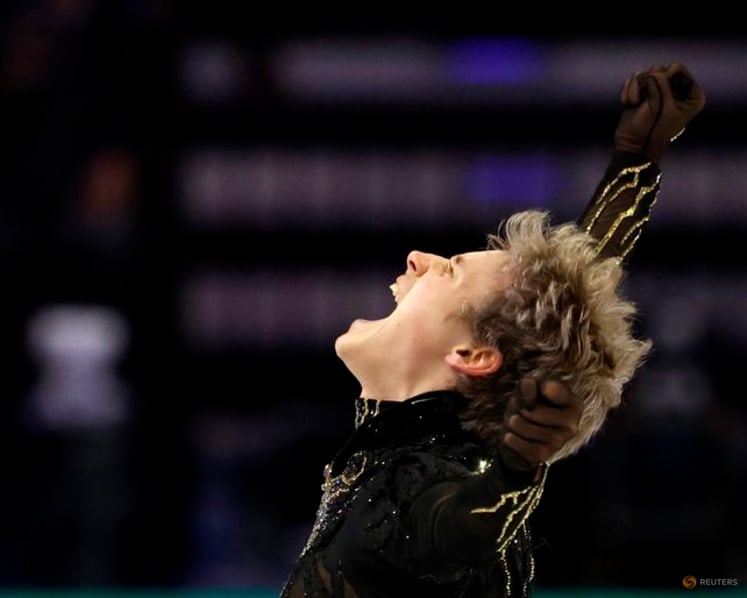 Figure skating-American Malinin earns Olympic redemption with world gold