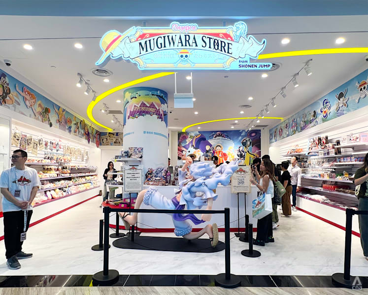 Singapore's first official One Piece Mugiwara Store opens at Jewel Changi Airport on Sep 12