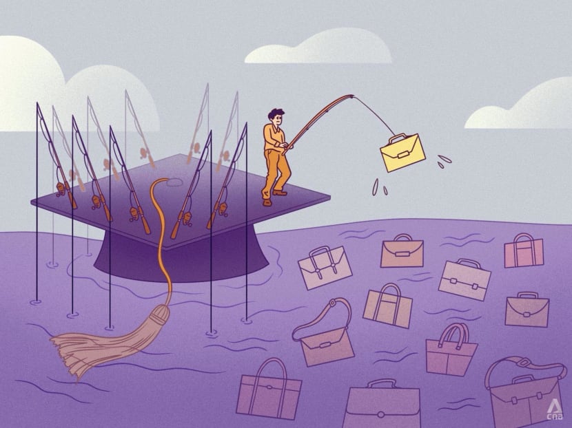 Amid an uncertain outlook and spate of layoffs, fresh graduates are finding it tough in the job market Amid an uncertain outlook and spate of layoffs, fresh graduates are finding it tough in the job market