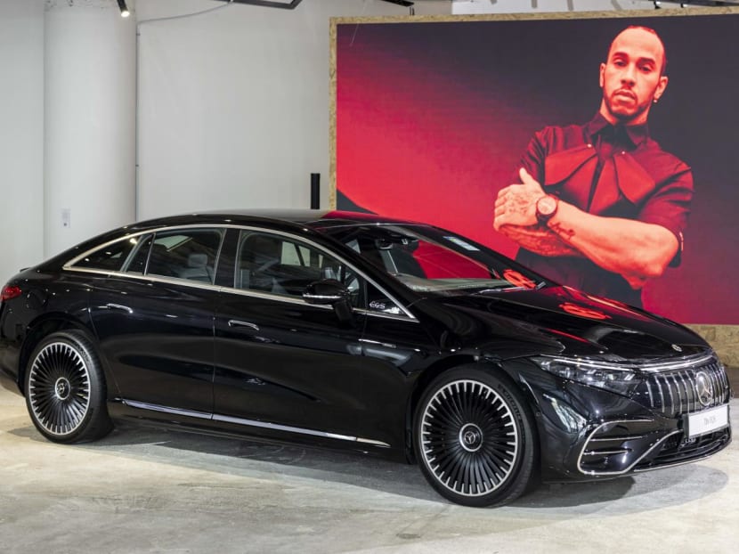 Luxury carmaker Mercedes-Benz's showcase is now open to public at Raffles City in Singapore