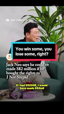 The filmmaker revealed he was once offered the rights to his hit movie for S$200K but turned it down — a decision that could have made him millions. #8dayssglocalent #8dayssg #jackneo #inotstupid #sgfyp 