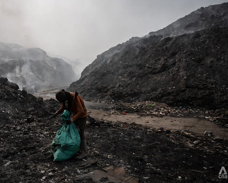 Massive landfill fire in Indonesia prompts renewed calls to end open dumping