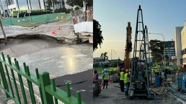 公用局：正进行全面安全评估 之后才重开受地陷影响路段