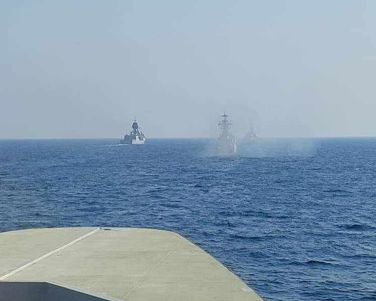 Singapore Navy participating in multinational exercise in Bay of Bengal
