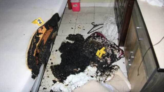 怨妻独自参加亲戚婚宴 马国男纵火后又怕死灭火