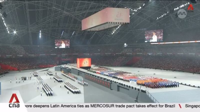 Participants relish occasion as National Day Parade returns to National Stadium after 10 years 