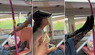 Woman who put feet up in bus hauled to court for 'hitting' driver, says she was set up