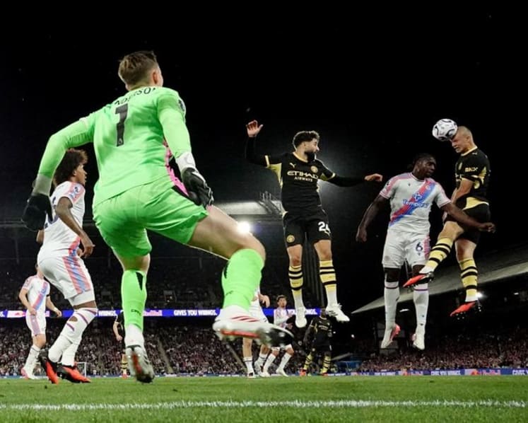 Doubles for Cherki, Haaland as Man City cruise to 4-1 win over Palace