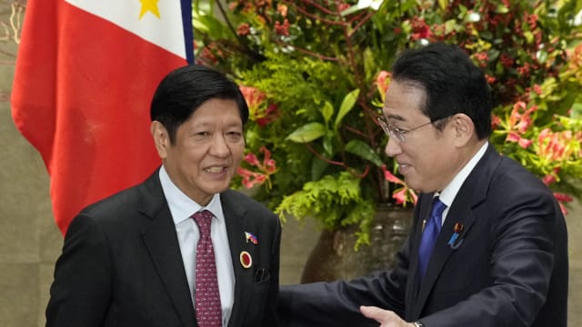 日菲首脑就加强海上保安机构合作达成协议