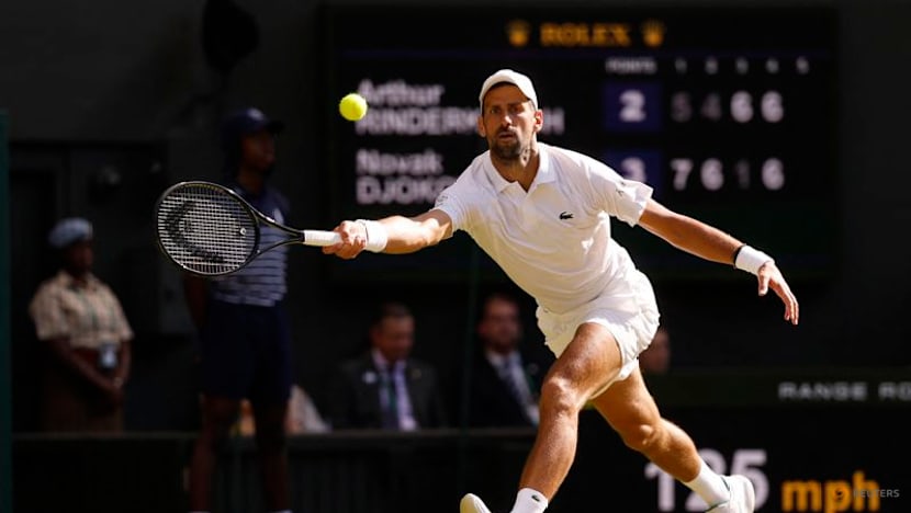 Dashing Djokovic matches Federer with 105th Wimbledon match win
