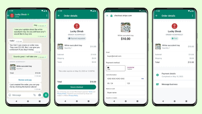 WhatsApp launches in-chat payments for Singapore-based businesses 