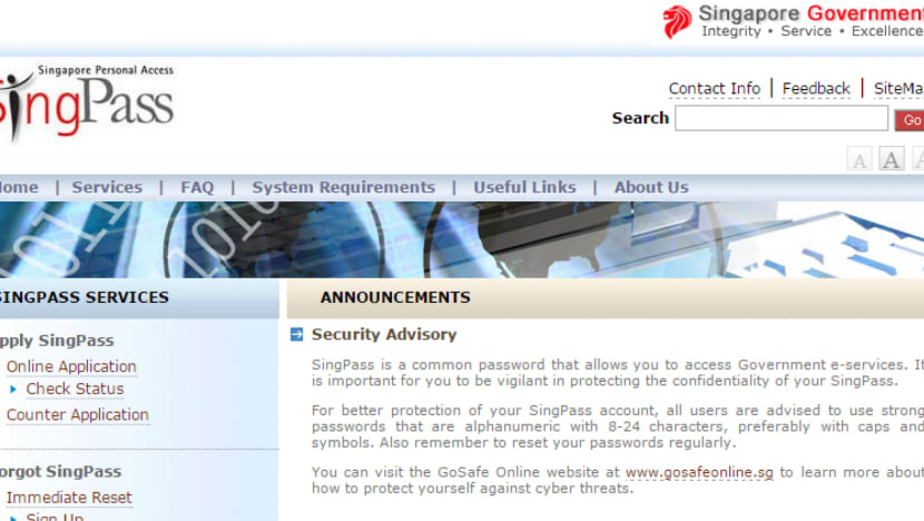 SingPass introduces 2-step verification