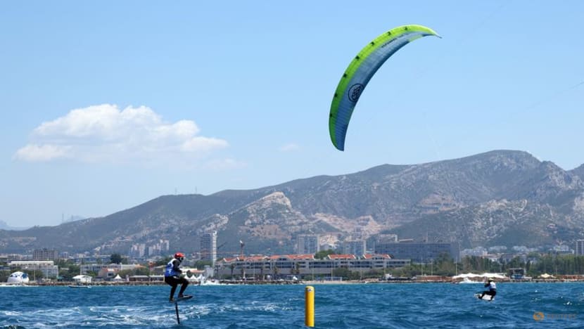 Kitefoiling: Singapore's Maximilian Maeder second in fleet after first seven races Kitefoiling: Singapore's Maximilian Maeder second in fleet after first seven races