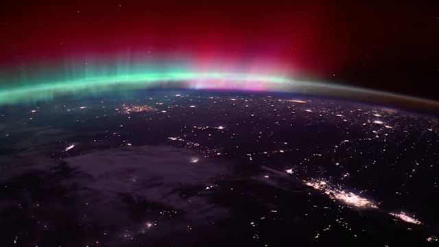从太空看北极光！美国宇航员分享壮丽画面