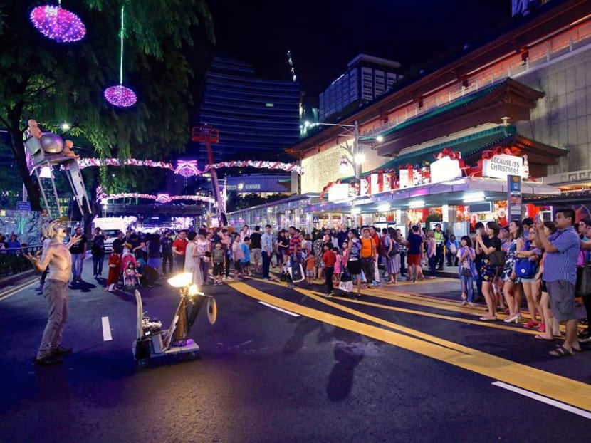 An earlier edition of Orchard Road Pedestrian Night. Facebook photo: Orchard Road