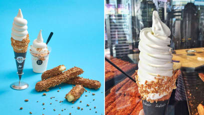 Tokyo’s Croquant Chou Zakuzaku Cream Puff & Soft-Serve Taking Over Bake Cheese Tart's S'pore Store
