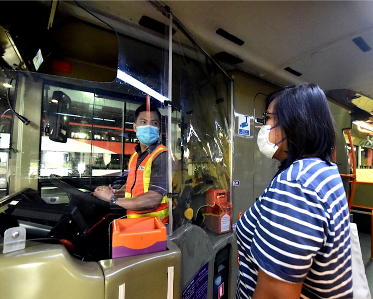 Covid-19: SBS Transit trials plastic shields in six buses to protect drivers
