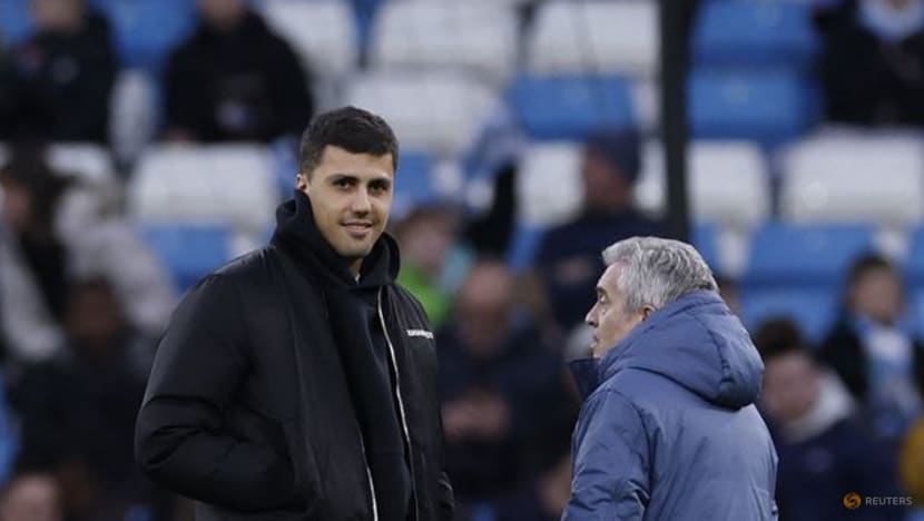 Manchester City's Rodri and Haaland back in training