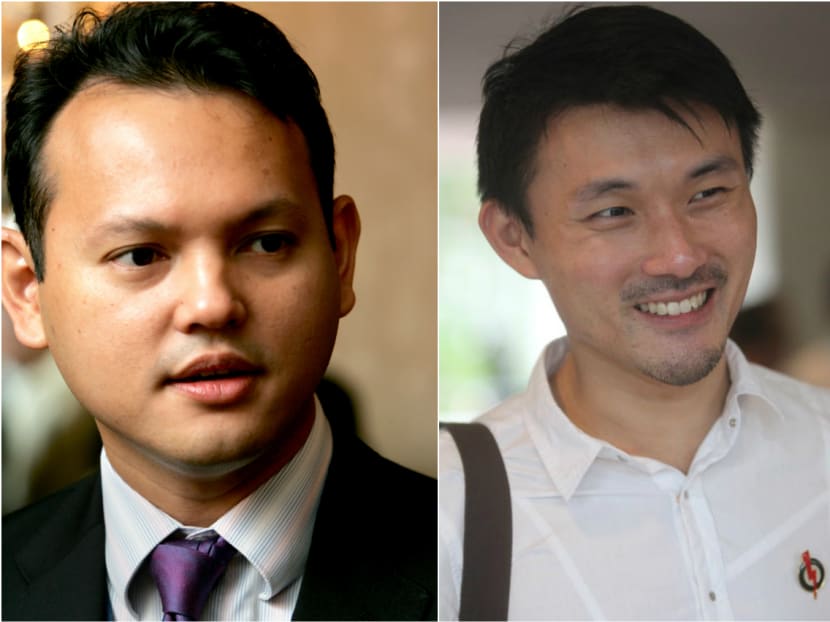 Mr Zaqy Mohammad (left) and Mr Baey Yam Keng. TODAY file photo