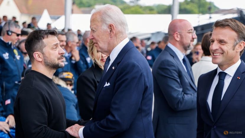 Biden announces US$225 million in new aid for Ukraine at D-Day commemorations