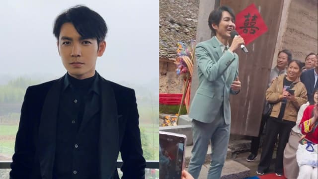 钟汉良现身农村婚礼献唱　应酬乡亲超接地气