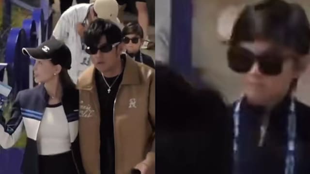 周杰伦出战澳网，8岁儿陪进场意外入镜