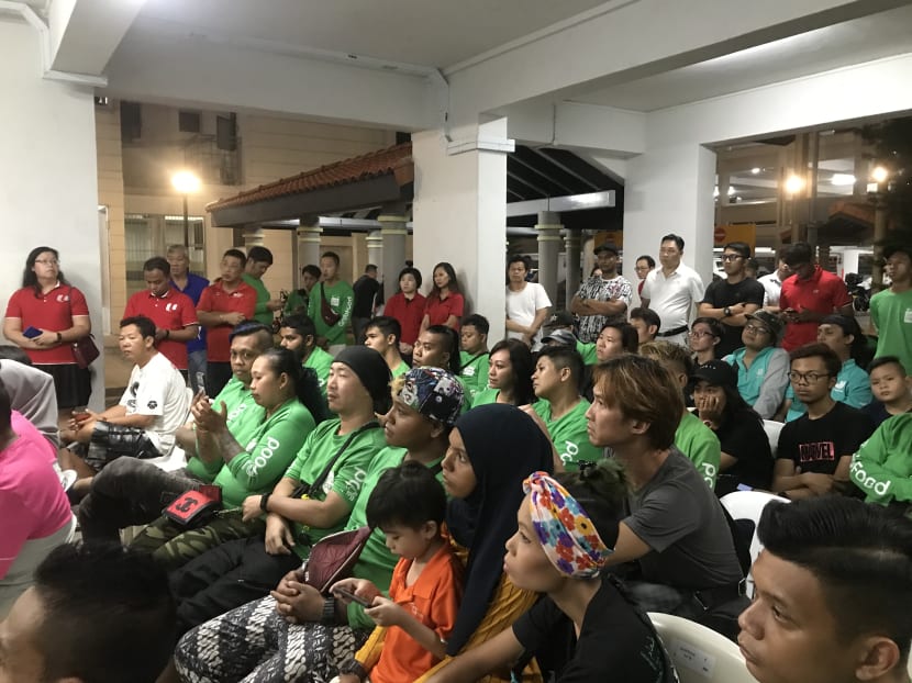 Food-delivery riders at a meet-the-people session in Taman Jurong on Nov 11, 2019. In a 10-page appeal letter to be submitted to the authorities, the group of riders said that “without improvement to the current infrastructure, there will be no real solution to the problem brought about by errant PMD users". Food-delivery riders at a meet-the-people session in Taman Jurong on Nov 11, 2019. In a 10-page appeal letter to be submitted to the authorities, the group of riders said that “without improvement to the current infrastructure, there will be no real solution to the problem brought about by errant PMD users".