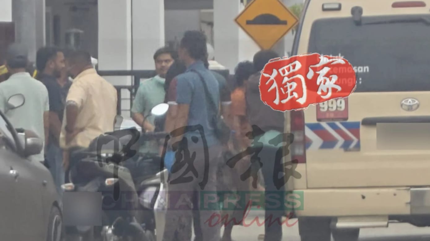 警方封锁现场。（图：中国报）