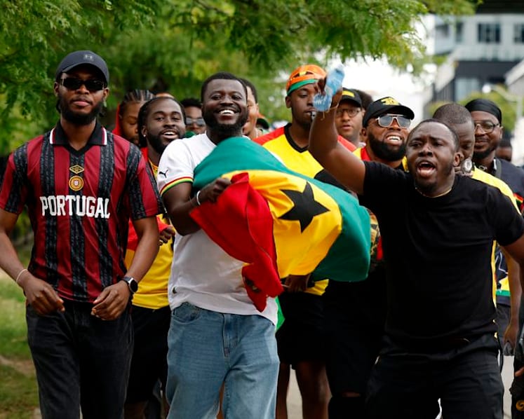 Ghana, Panama fans throng Toronto streets ahead of World Cup clash