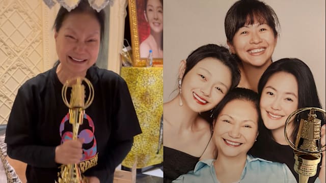 小S送上金钟奖杯，徐妈妈泪曝一句话