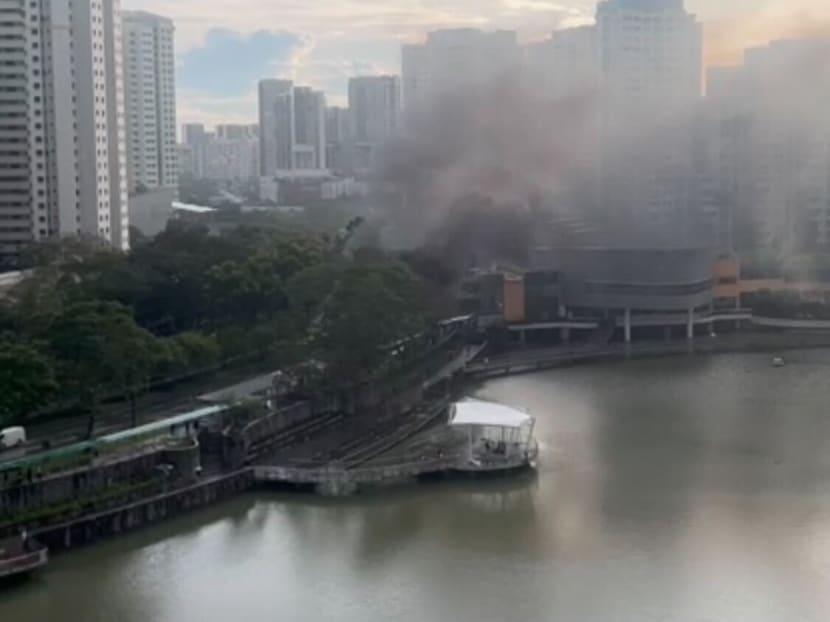 Reddit user “adinth” posted a video showing what seemed to be a vehicle on fire and thick smoke rising into the air.