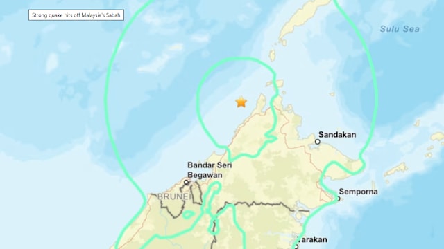 马国沙巴州外海地震 本地多区民众说有震感