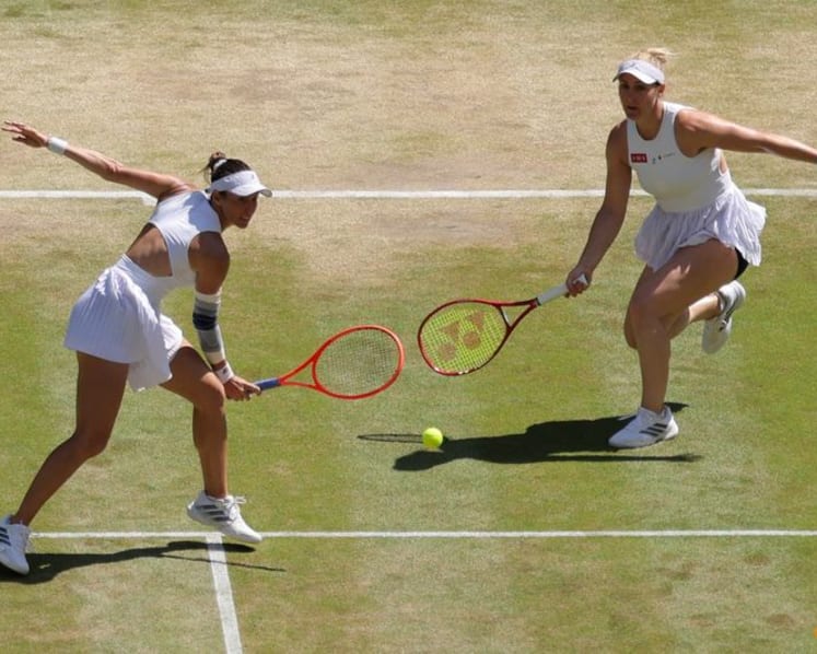 Mladenovic and Guo triumph in Wimbledon women's doubles