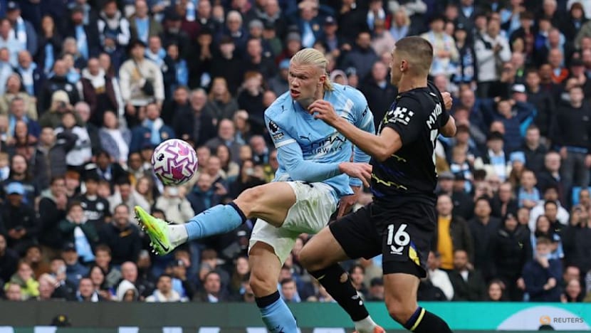 Haaland leads Man City to win over Everton with second-half double