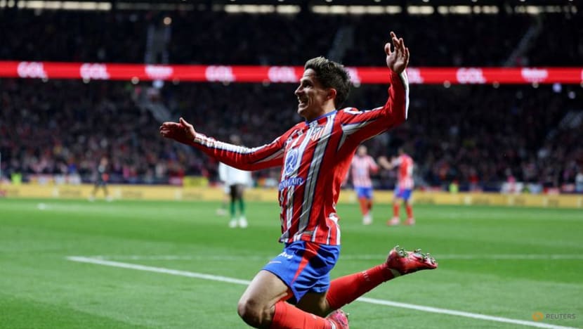 Simeone at the double as Atletico thrash Getafe to reach semis