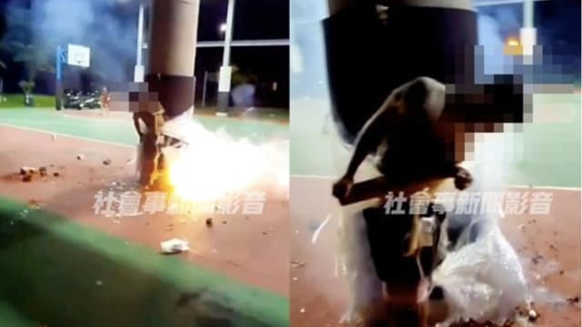 台少年庆生遭朋友捆绑丢鞭炮 痛喊“会死啦”却无人理会
