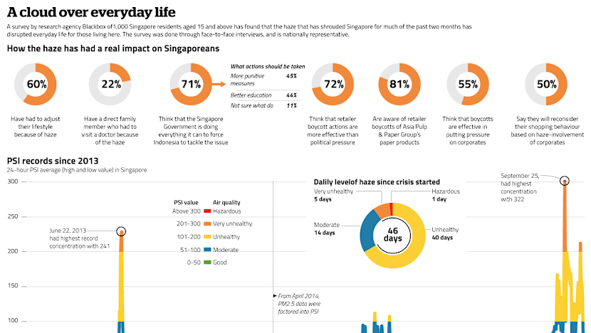 The Big Read: From exercise to eating, S’poreans chop and change as smoke gets in their eyes