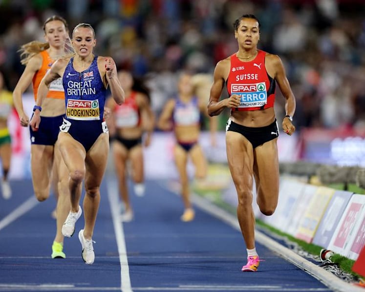 Switzerland's Werro beats Olympic champion Hodgkinson for European 800m title
