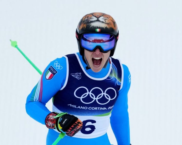 Alpine skiing-Fearless Brignone takes super-G gold in epic comeback win