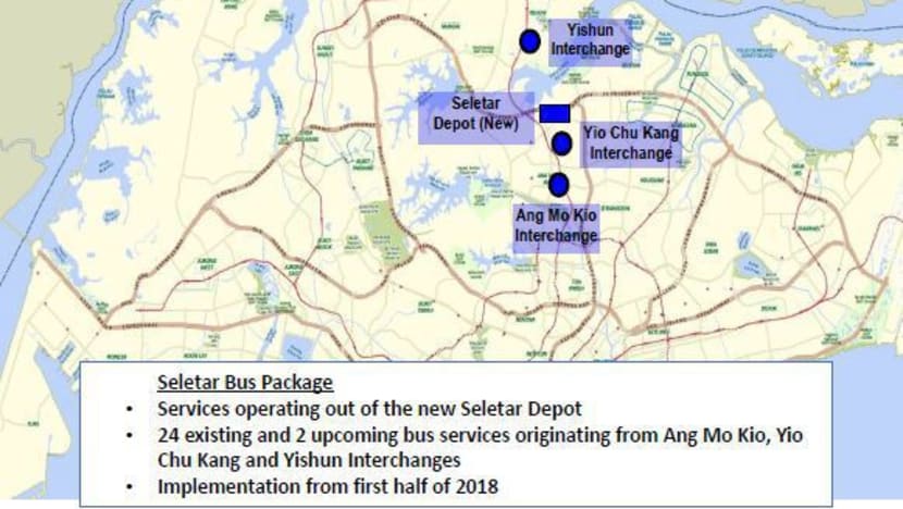 Bus routes starting from Ang Mo Kio, Yio Chu Kang, Yishun up for tender