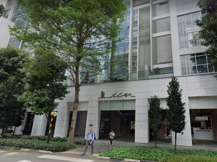 <p>A view of the ground level of Icon Residence condominium in Tanjong Pagar.</p>

